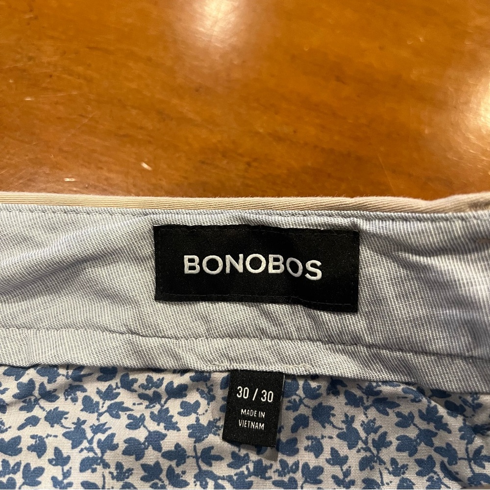 SOLD NWT Bonobos The Washed Chino Pant 2.0 Khaki 30x30 Slim Fit Stretch Cotton - Picture 11 of 16